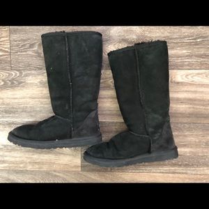 Black UGG boots